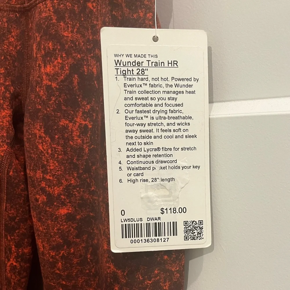 NWT🏷️ Lululemon Wunder Train High Rise Tight 28” - Picture 10 of 11